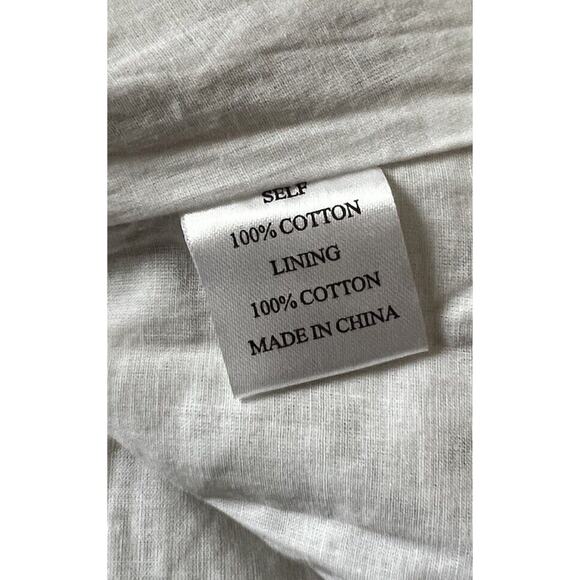 VESTI INC Women's 8 Black Ivory Embroidered Eyelet Hi-Lo Flare Feminine 2 Skirts - Picture 5 of 9